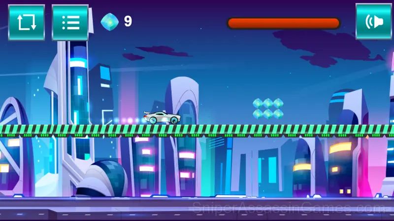Galactic Driver gameplay screenshot 2