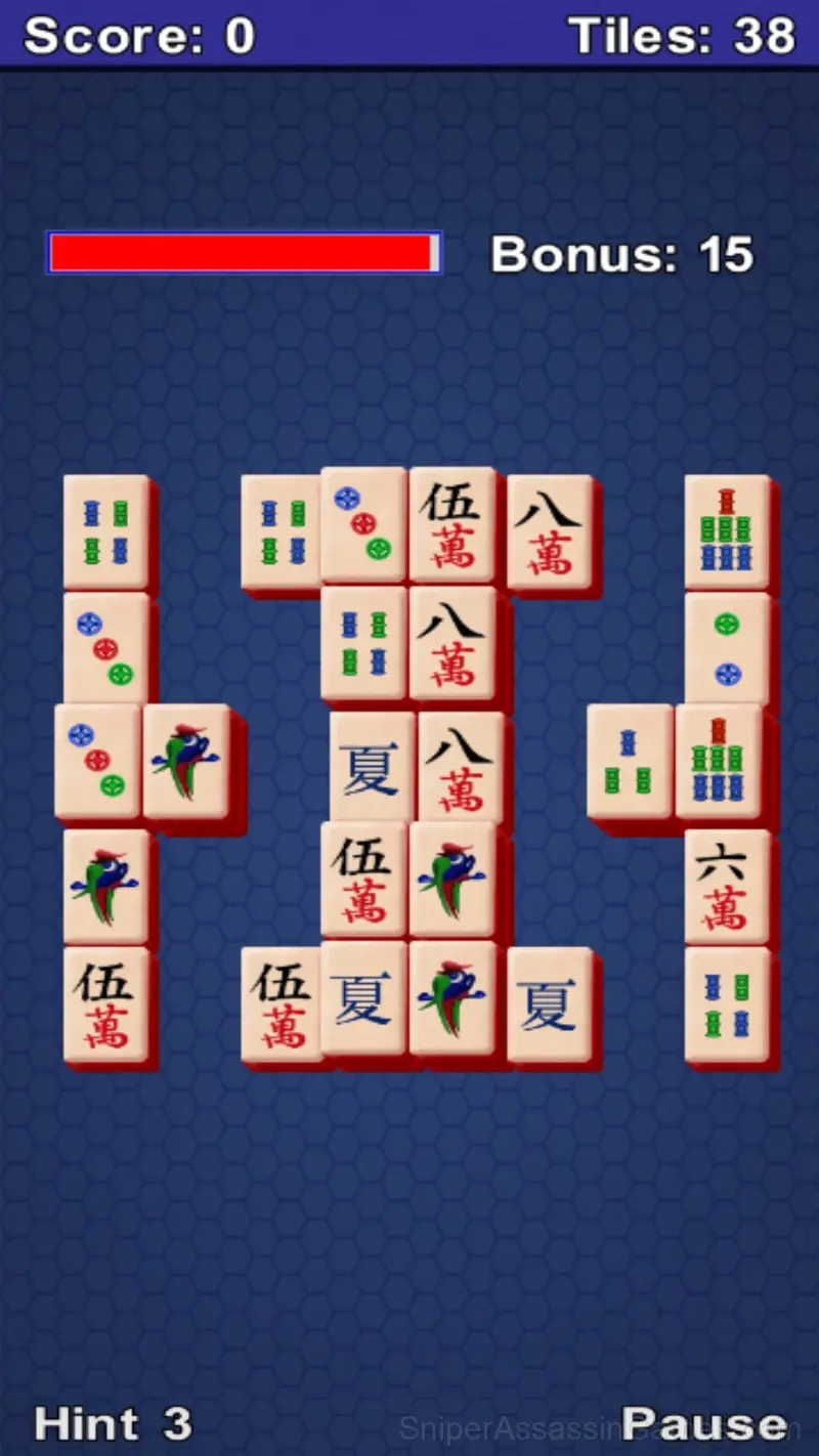 Mahjong gameplay screenshot 3