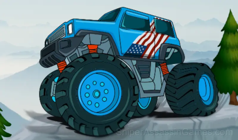 Play Monster Truck Mountain Climb