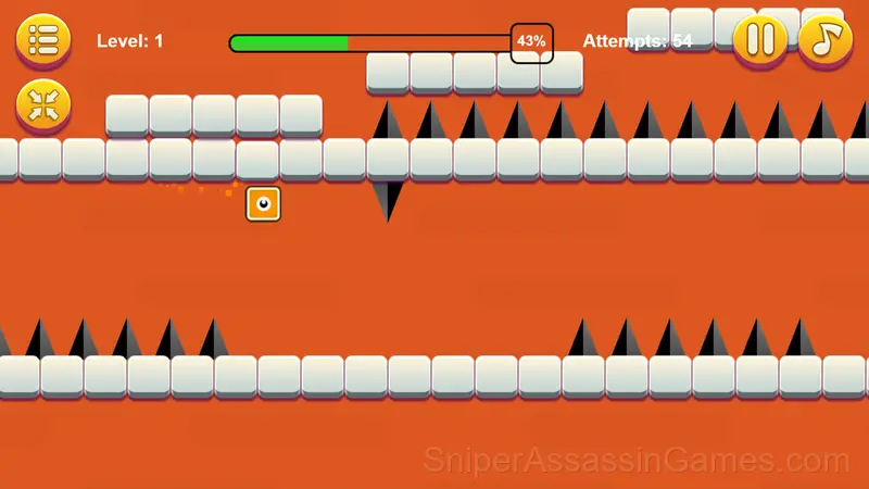 Geometry Dash SUPER gameplay screenshot 3