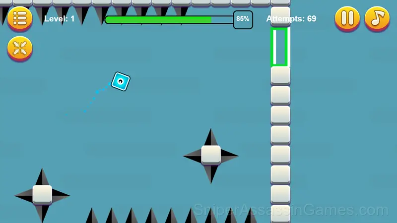Geometry Dash SUPER gameplay screenshot 4