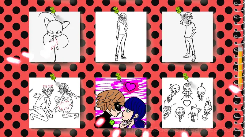 Lady Bug and Super Cat - Coloring Pages gameplay screenshot 4