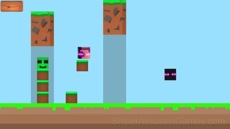 Steve race: fast mobs gameplay screenshot 2