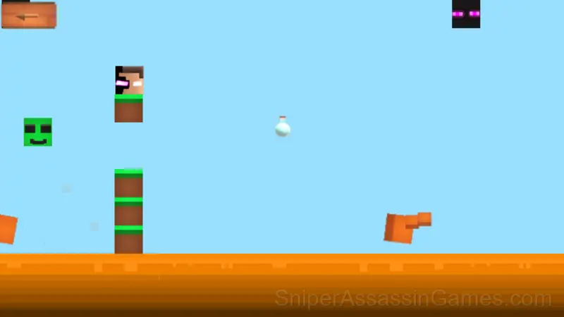 Steve race: fast mobs gameplay screenshot 3