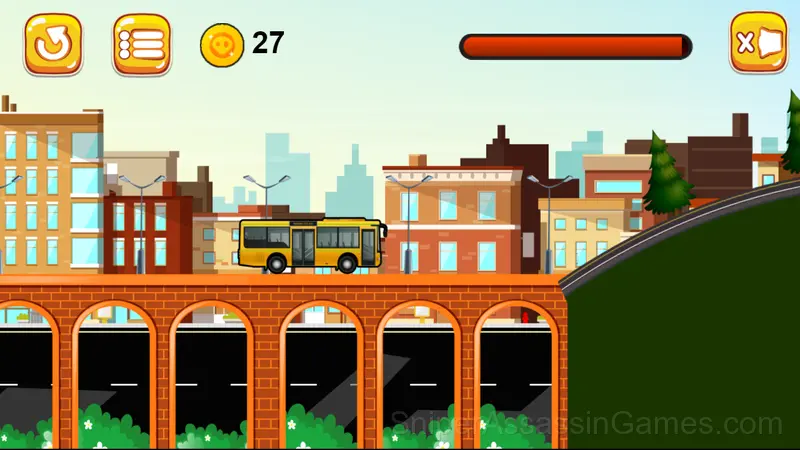 School Bus Racing gameplay screenshot 1