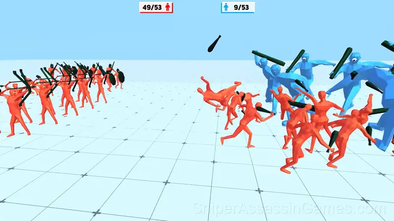 Funny Battle - War Simulator gameplay screenshot 1