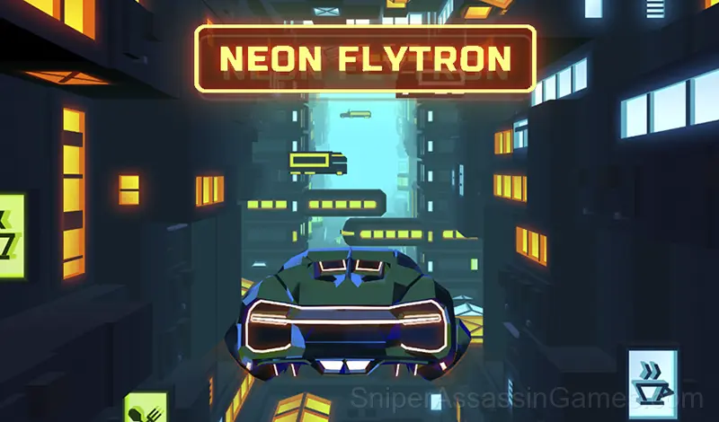 Play Neon Flytron: Cyberpunk Racer