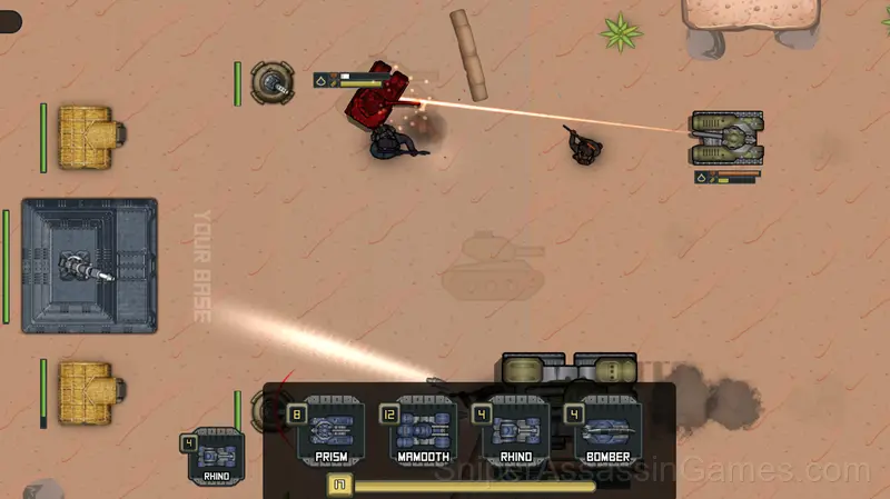 Tanks Battle gameplay screenshot 1
