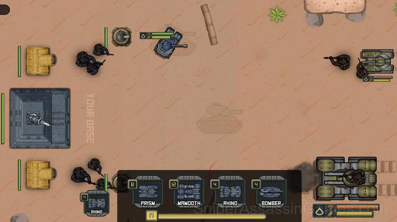 Tanks Battle gameplay screenshot 2