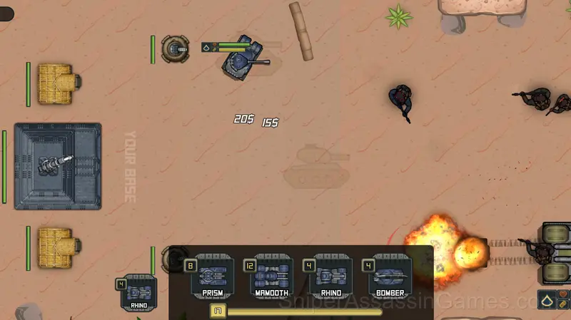 Tanks Battle gameplay screenshot 3