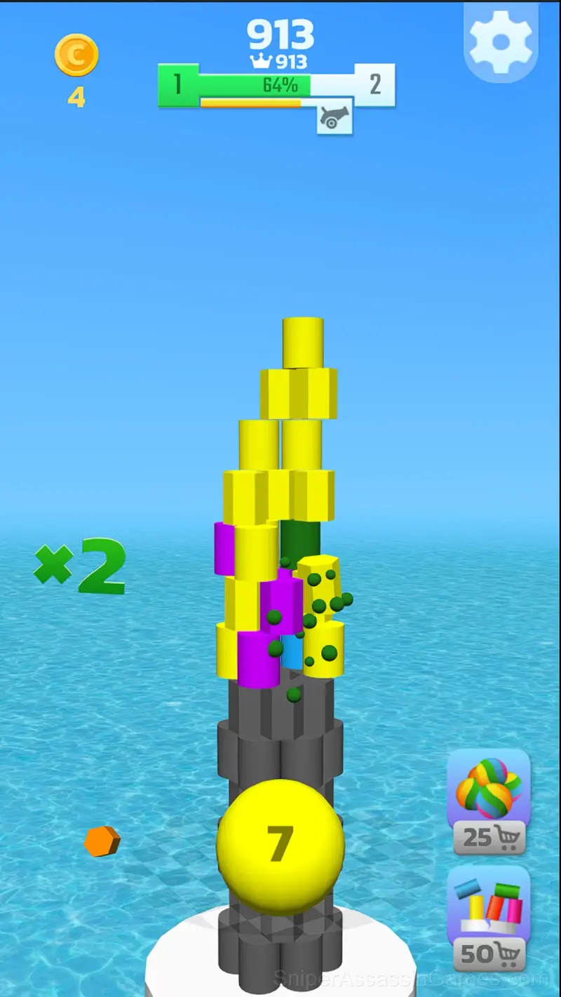Tower Crash 3D gameplay screenshot 4