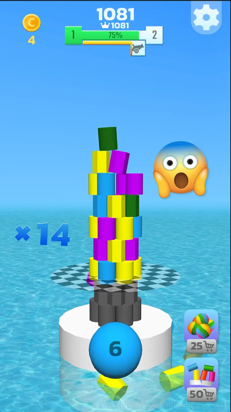 Tower Crash 3D gameplay screenshot 5