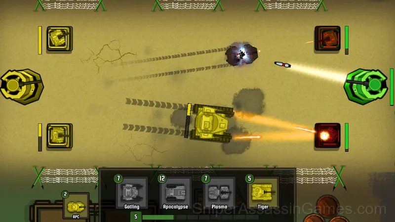 Tanks World gameplay screenshot 1