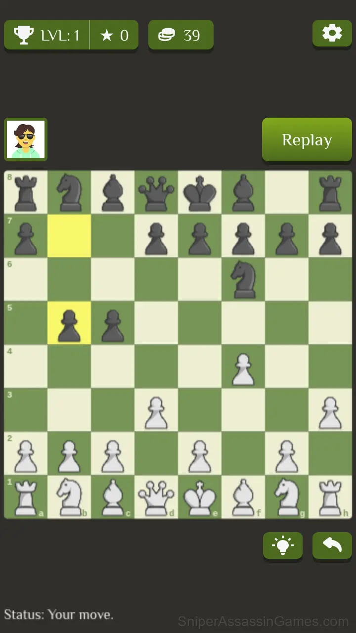 Chess Bot gameplay screenshot 1