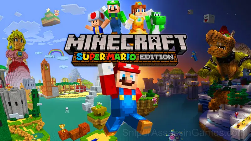 Minecraft Mario Edition gameplay screenshot 3