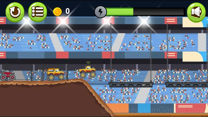 Monster Truck Race Arena gameplay screenshot 1