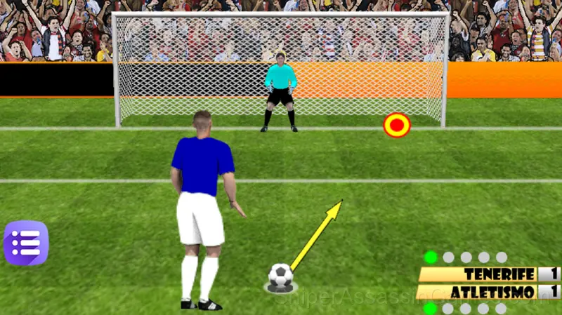Penalty Soccer gameplay screenshot 1