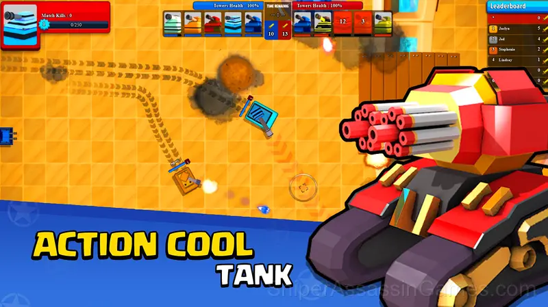 Tanks.io gameplay screenshot 1