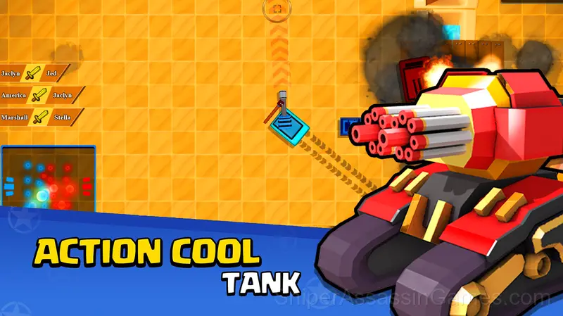 Tanks.io gameplay screenshot 2
