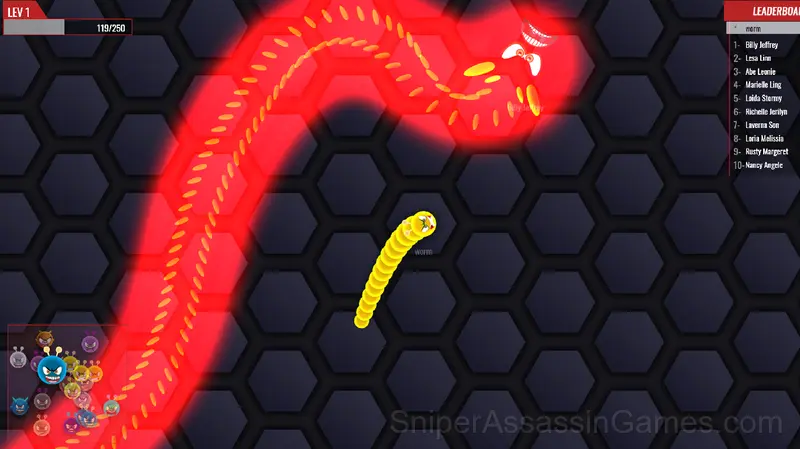 Snake.io gameplay screenshot 1