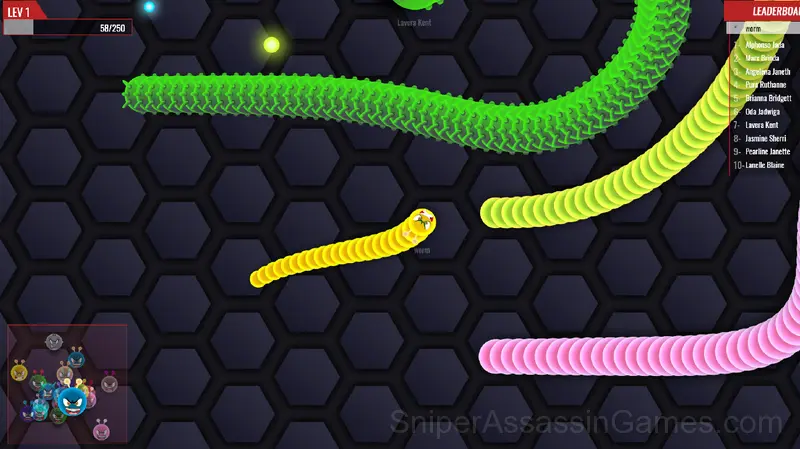 Snake.io gameplay screenshot 2