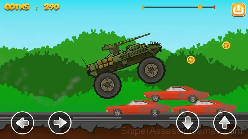 Monster Tank gameplay screenshot 1