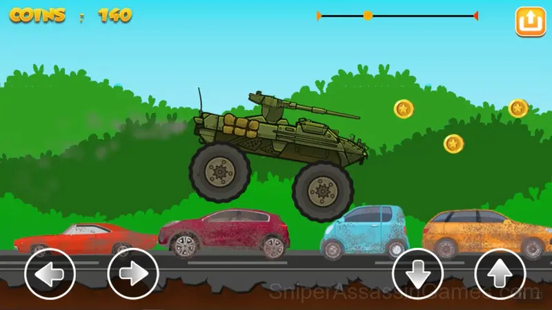 Monster Tank gameplay screenshot 2