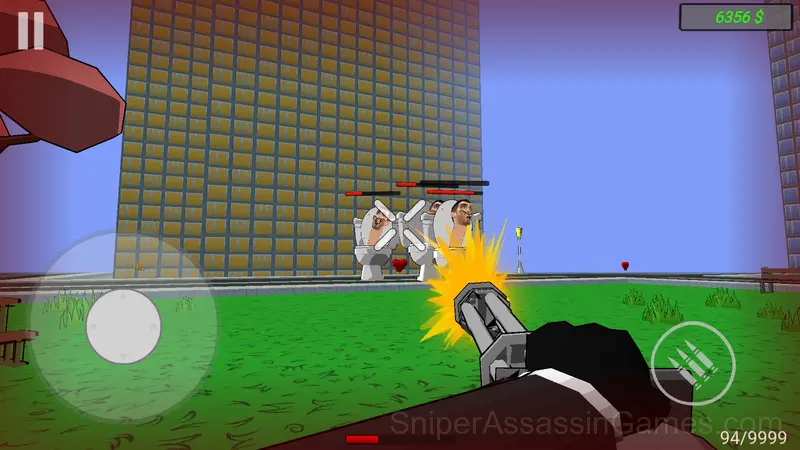 Cameramen vs Skibidi Toilets. Shooter! gameplay screenshot 3