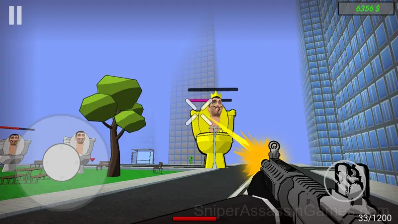 Cameramen vs Skibidi Toilets. Shooter! gameplay screenshot 4