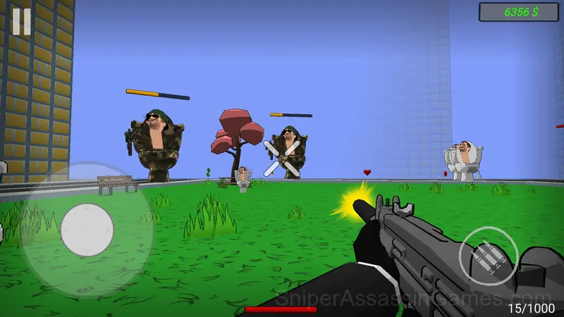 Cameramen vs Skibidi Toilets. Shooter! gameplay screenshot 5