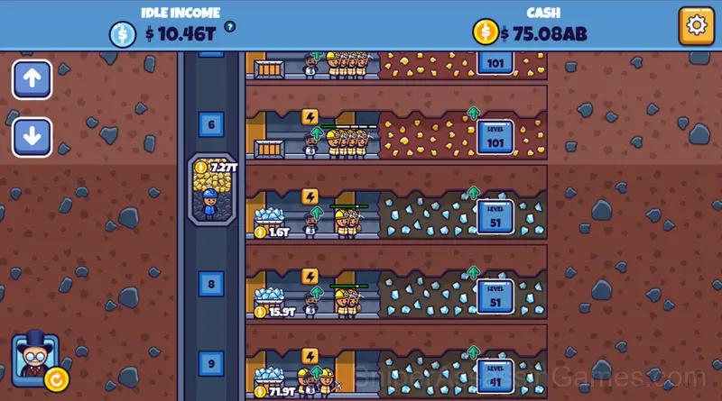 Idle Mining Empire gameplay screenshot 2