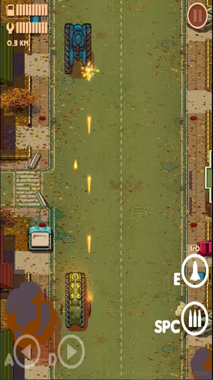 Tank War gameplay screenshot 1