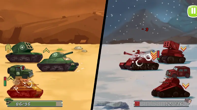Tank Wars gameplay screenshot 1