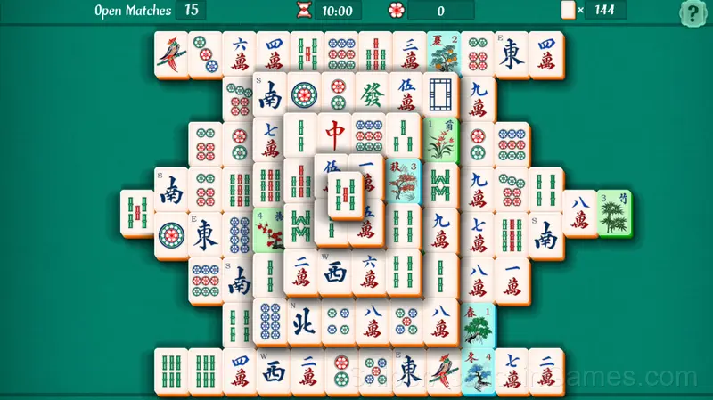 Mahjong Solitaire gameplay screenshot 2