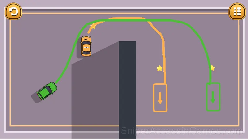 Draw The Car Path gameplay screenshot 1