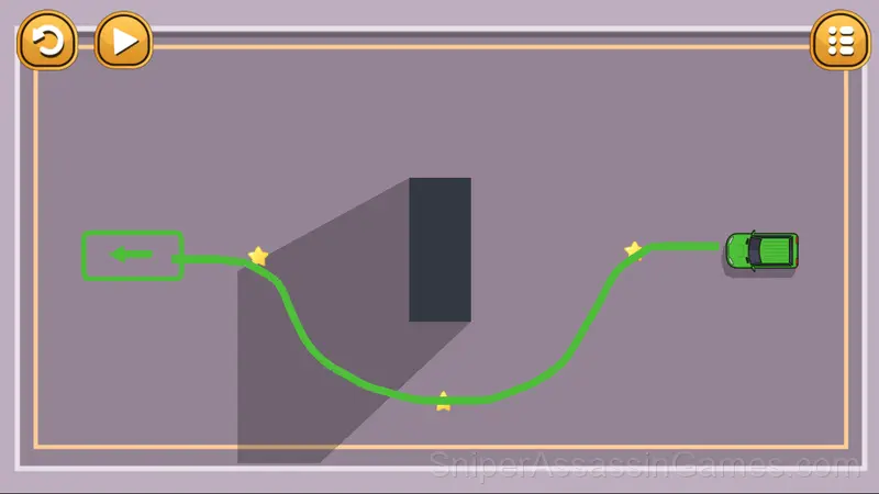 Draw The Car Path gameplay screenshot 2