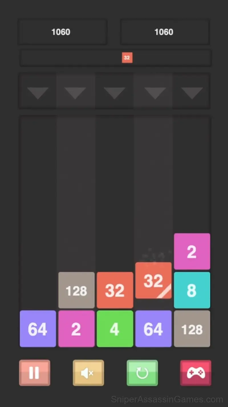 New 2048 gameplay screenshot 3