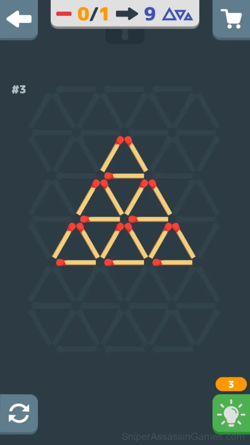 Matchstick Puzzle gameplay screenshot 1