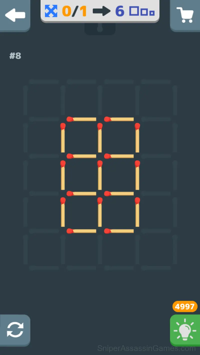 Matchstick Puzzle gameplay screenshot 2