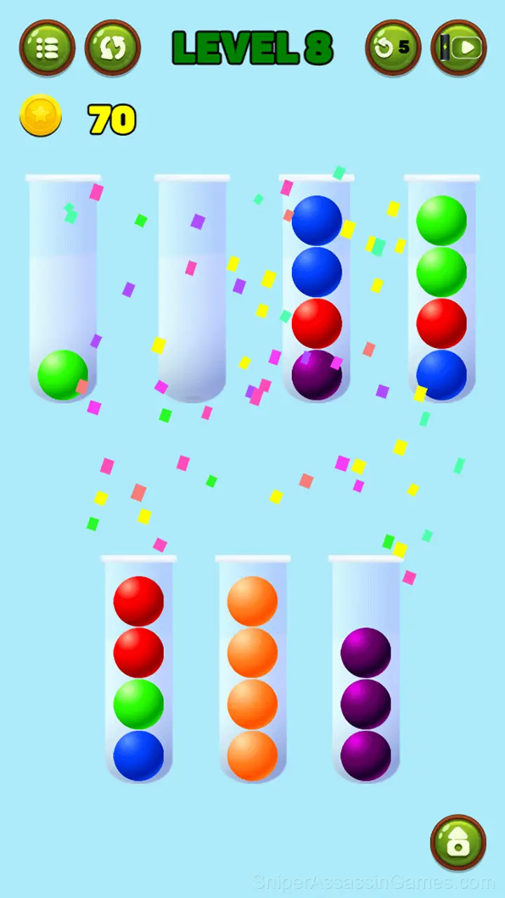 Ball Sort Puzzle gameplay screenshot 1