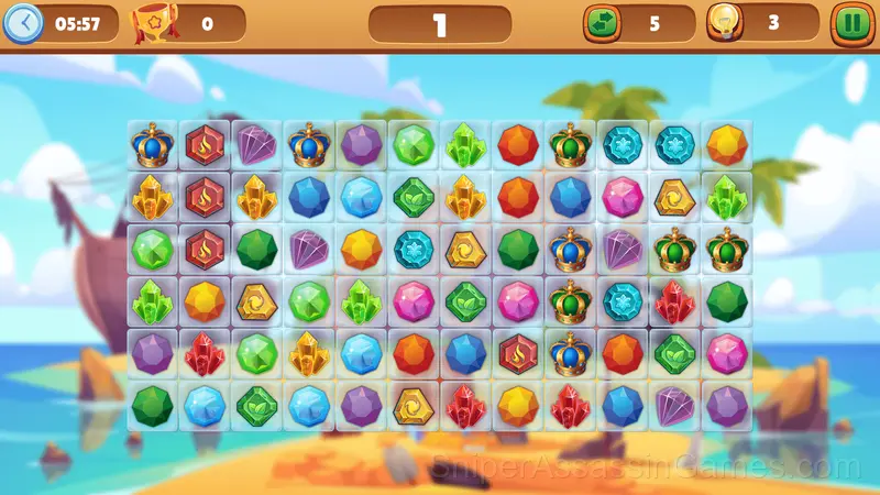 Jewels Connect gameplay screenshot 1
