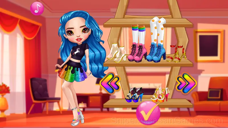 Rainbow Insta Girls gameplay screenshot 2