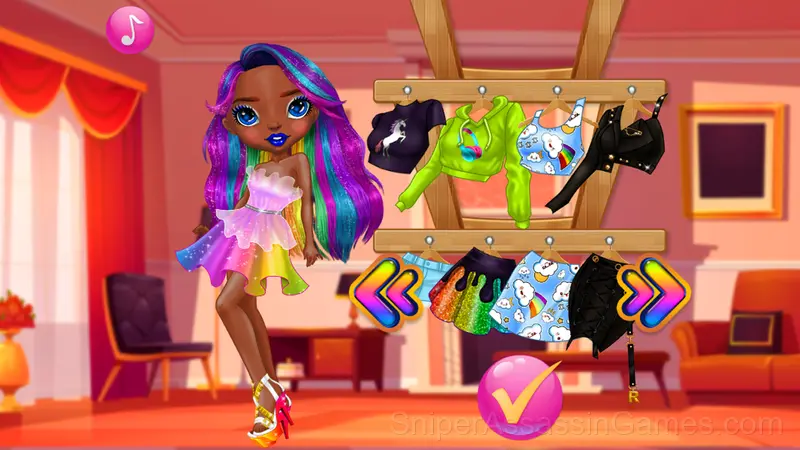 Rainbow Insta Girls gameplay screenshot 3
