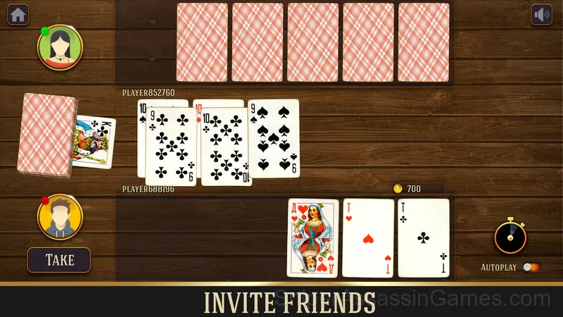 Durak classic gameplay screenshot 2