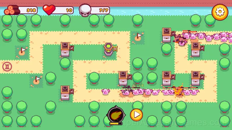 Kingdom Defense - Heroes War gameplay screenshot 1
