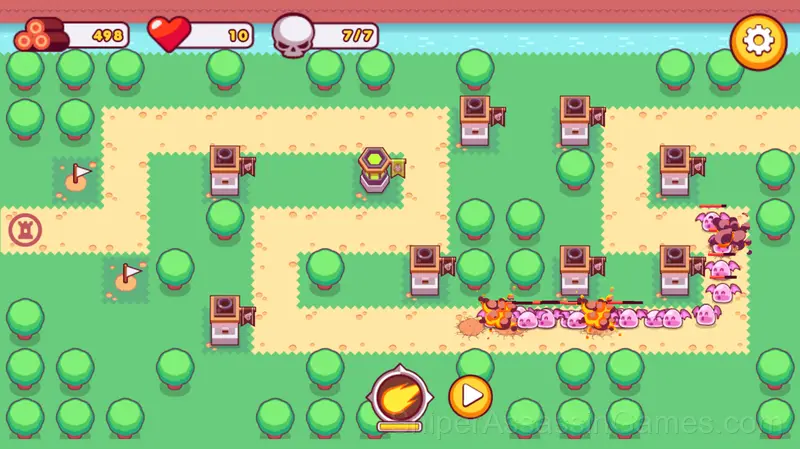 Kingdom Defense - Heroes War gameplay screenshot 3