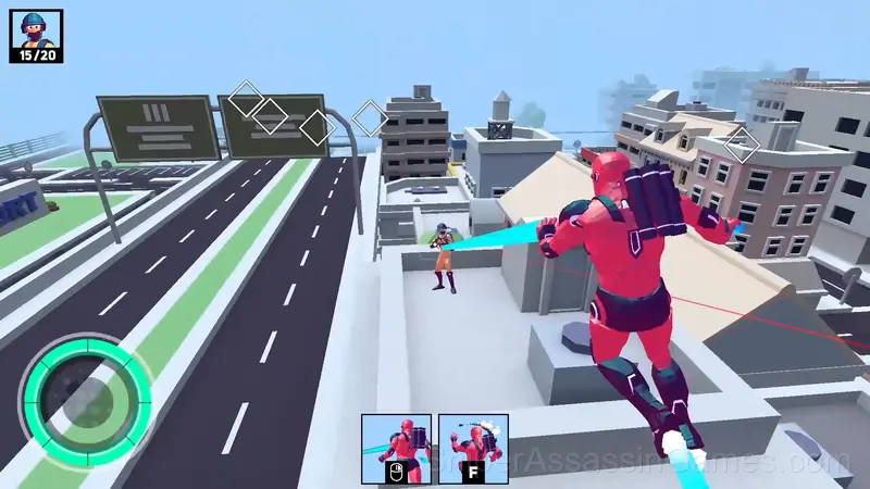 Hero 3: Flying Robot gameplay screenshot 1
