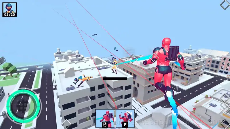 Hero 3: Flying Robot gameplay screenshot 2