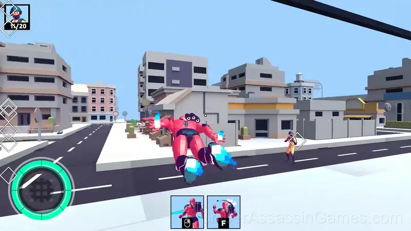 Hero 3: Flying Robot gameplay screenshot 3
