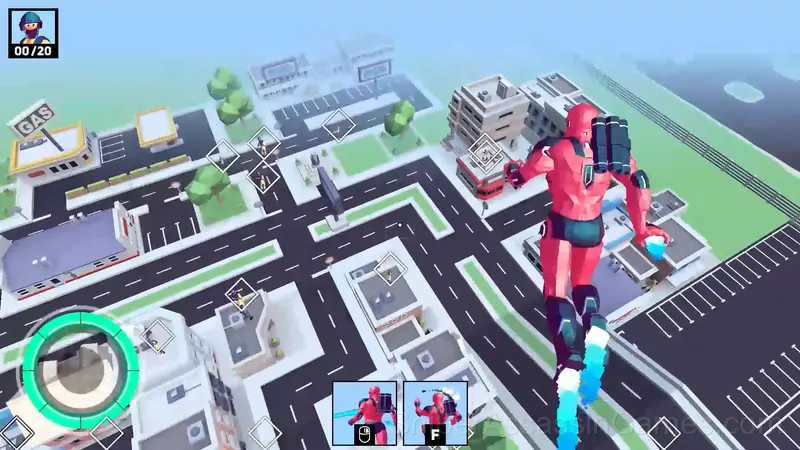 Hero 3: Flying Robot gameplay screenshot 4